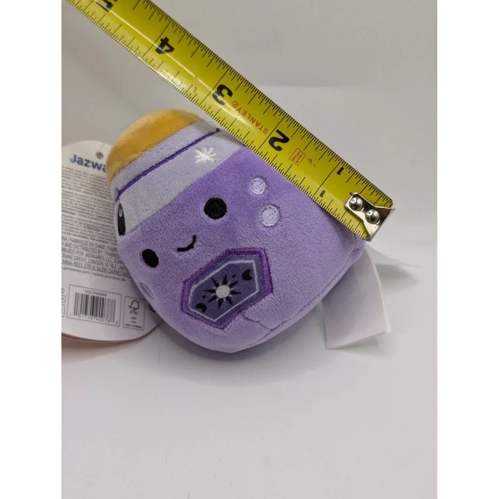 Squishmallow Kensington Magic Potion Bottle Halloween Clip On Plush 3.5 Inch NWT